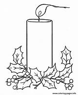 Candle Christmas Coloring Pages Drawing Light Candles Advent Color Printable Kids Birthday Clipart Lights Drawings Pencil Book Blow Wind Getdrawings sketch template