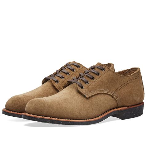 red wing  heritage work merchant oxford olive mohave