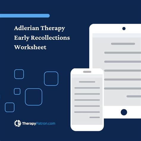 adlerian therapy early recollections worksheet editable fillable