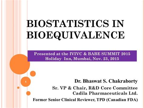 biostatistics  bioequivalence