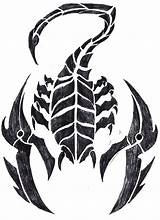 Scorpion Tattoo Tribal Maori Serpent Polynesian Scorpio Deviantart Tattoostime Escorpion Escorpión sketch template