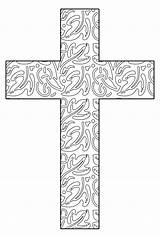 Crosses Religion Coloring4free Cruces Preschooler Colorier Fichas Primaria Hubpages Tomado sketch template