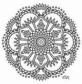 Coloring Pages Mehndi Getcolorings Henna sketch template