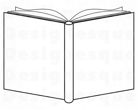 book clipart outline book outline transparent