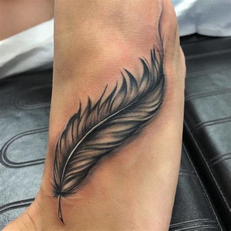 20 Whimsical Feather Tattoos To Make The Heart Fly White Feather Tattoos