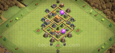 farm max base rathaus level  link anti air hybrid  clash  clans  rh