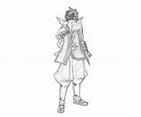 Ragnarok Odyssey Character Coloring Male Cleric Pages Bow Another sketch template