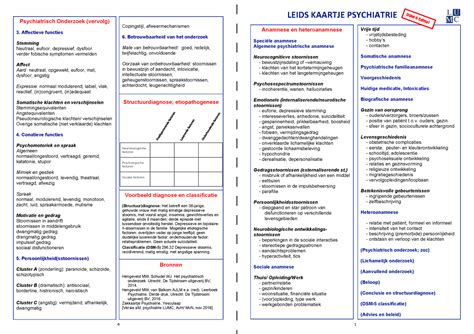 zakkaartje informatie psychiatrisch onderzoek leids kaartje psychiatrie anamnese en