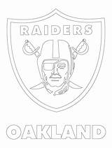 Logo Coloring Nfl Raiders Pages Oakland Redskins Outline Team Football Logos Template Color Drawing Play Helmet Viewing Lynch Marshawn Stencils sketch template