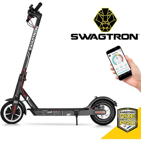 swagtron swagger elite  foldable electric scooter  upgraded  mph top speed walmartcom