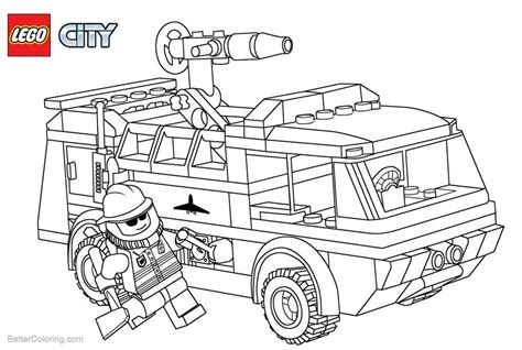 lego city fireman coloring pages  printable coloring pages