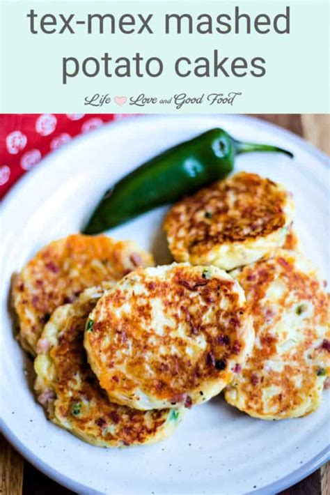 tex mex inspired mashed potato cakes life love and