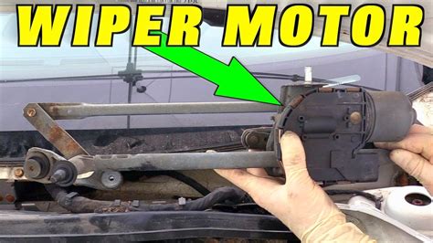 replace  windshield wiper motor youtube