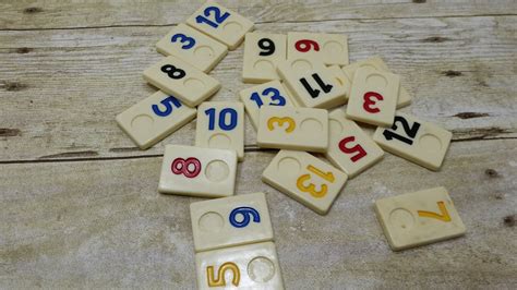 rummy tiles  vintage rummikub game pieces destash