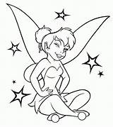 Tinkerbell Coloring Pages Print Kids Printable sketch template