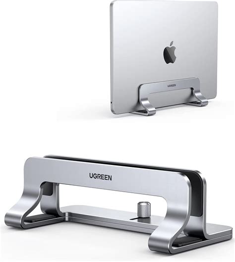 ugreen vertical laptop stand aluminium vertical stand vertical macbook stand space saving laptop
