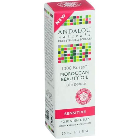 1000 roses moroccan beauty oil sensitive 1 fl oz 30 ml andalou
