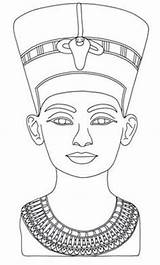 Egyptian Coloring Nefertiti Kids Drawings Egypt Da Ancient Google Del Jewelry African Arte Pages Disegni Egiziano Artigianato Salvato sketch template