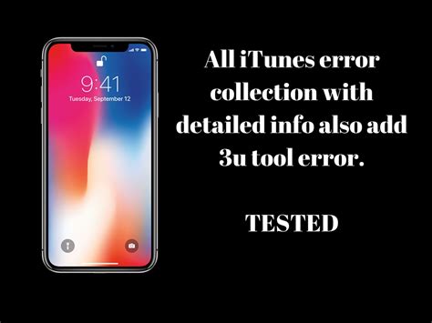 iphone restore error collection  details