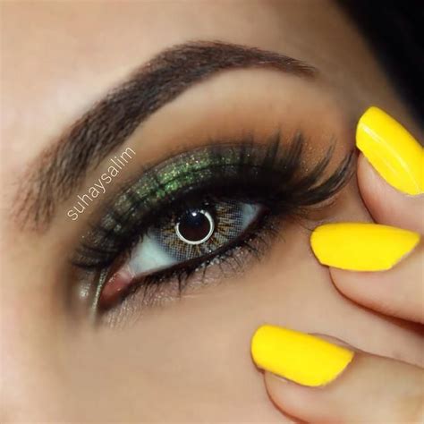 beautiful green  motives cosmetics eye makeup flawless makeup