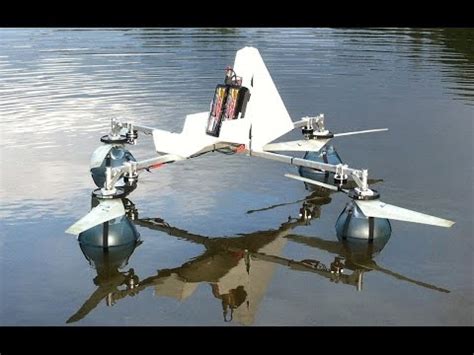 efficient propeller amphibious quadcopter build youtube