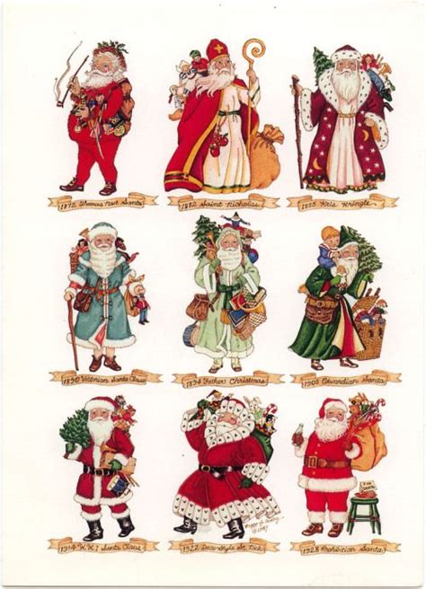 Santas Around The World Card Christmas Fun Christmas Art Christmas