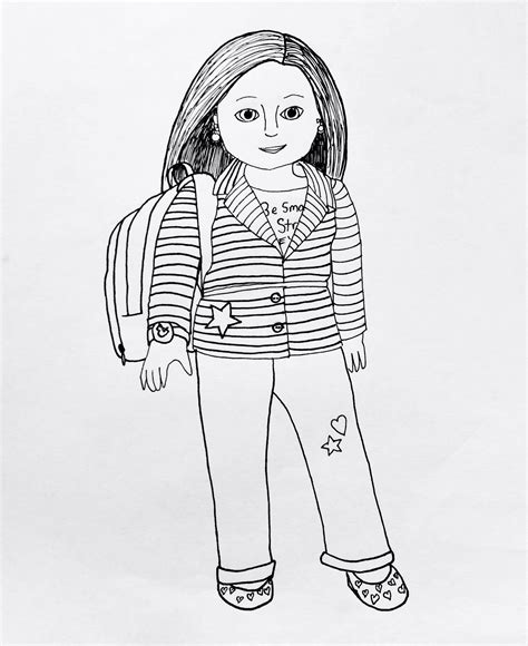 american girl coloring pages lea thousand    printable