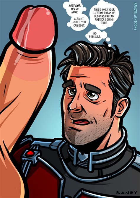 rule 34 ant man avengers captain america gay human male marvel marvel comics penis scott lang
