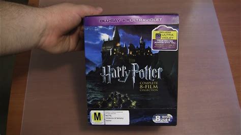 harry potter complete 8 film blu ray ultraviolet collection unboxing youtube