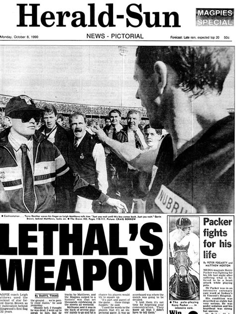 Herald Sun 30th Birthday The Front Pages That Shocked And Inspired