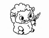 Coloring Sheep Baby Pages Lamb God Color Cartoon Print Printable Bighorn Minecraft Getcolorings Colorear Getdrawings Coloringcrew Drawing Colorings sketch template