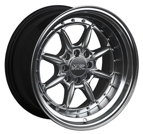 xxr 002 5 8x15 inch et20 100 108x4 pcd chrome black