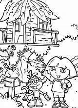 Coloring Tree House Pages Treehouse Magic Boomhutten Colouring Kids Kleurplaten Dora Fun Explorer Kleurplaat Print Pdf Popular Zo Coloringlibrary sketch template