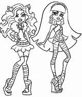 Wolf Pages Clawdeen Coloring Monster High Getcolorings sketch template