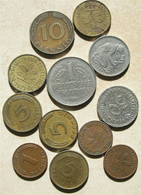 german money german coins coin collecting coins