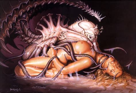 Rule 34 Alien Aroused Blonde Hair Breasts Centipede Closed Eyes