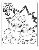 Toy Bunny Ducky Story Coloring Pages Printable Description sketch template