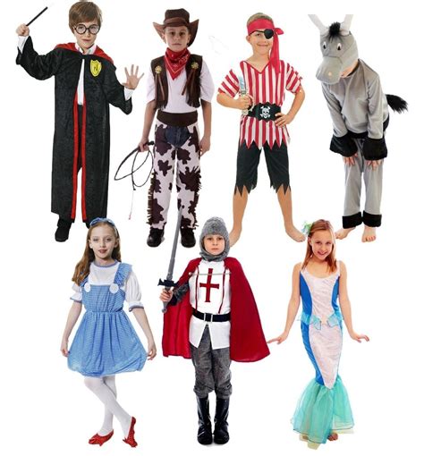 childrens fancy dress costumes boys girls book week play dress  ebay