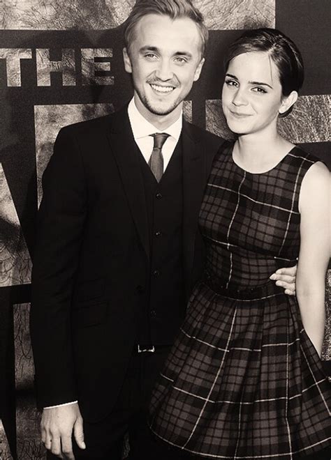 Tom And Emma Dramione Harry Potter Cast Tom Felton Emma Watson