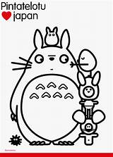 Coloring Totoro Pages Kawaii Colorear Para Colorier Dibujo Neighbor Anime Ghibli Adult Studio Miyazaki Ponyo Template Sheets Library Clipart Sanrio sketch template