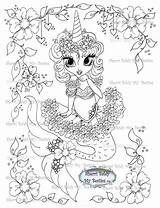 Besties Coloring Pages Instant Printable Enchanted Digi Img405 Magical Tm Unicorn Stamp Dolls Book Getdrawings Getcolorings sketch template