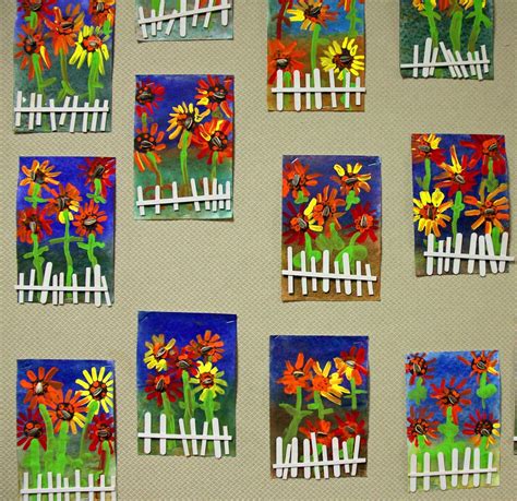 spring art projects  elementary students bing spring art