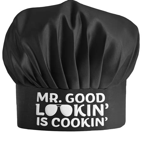 funny chef hat  good   cooking adjustable etsy
