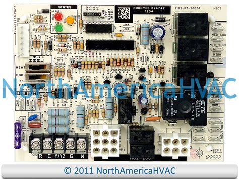 oem intertherm nordyne miller furnace control circuit board replaces