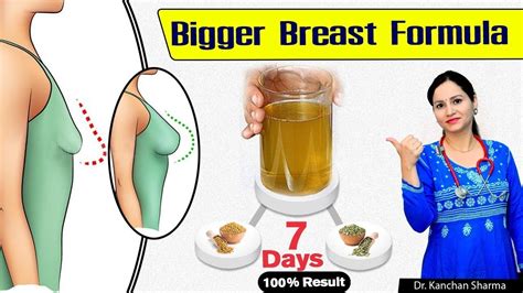 how to increase breast size naturally in one week home remedies for