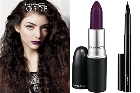 lorde mac cosmetics collection lorde dark purple mac lipstick