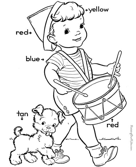 color worksheets  preschool coloring home