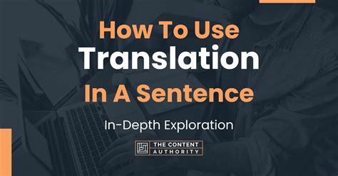 translation   sentence  depth exploration