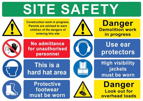 buy building site safety construction signs boards safety scaffolding
