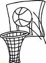 Coloring Shot Pages Getcolorings Basketball sketch template